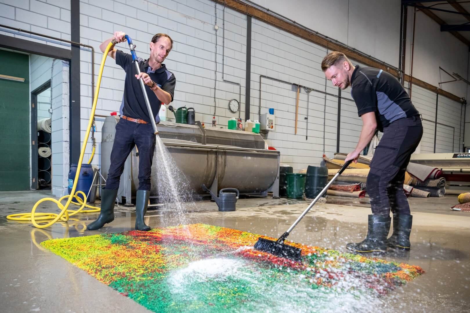 Professionele vloerkleedreiniging door Cinco